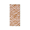 Beach Towel Microfiber - Orange/White - Vibrant Stripes - 135 x 65 cm