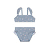 Bikini - Blue - Daisy Flower