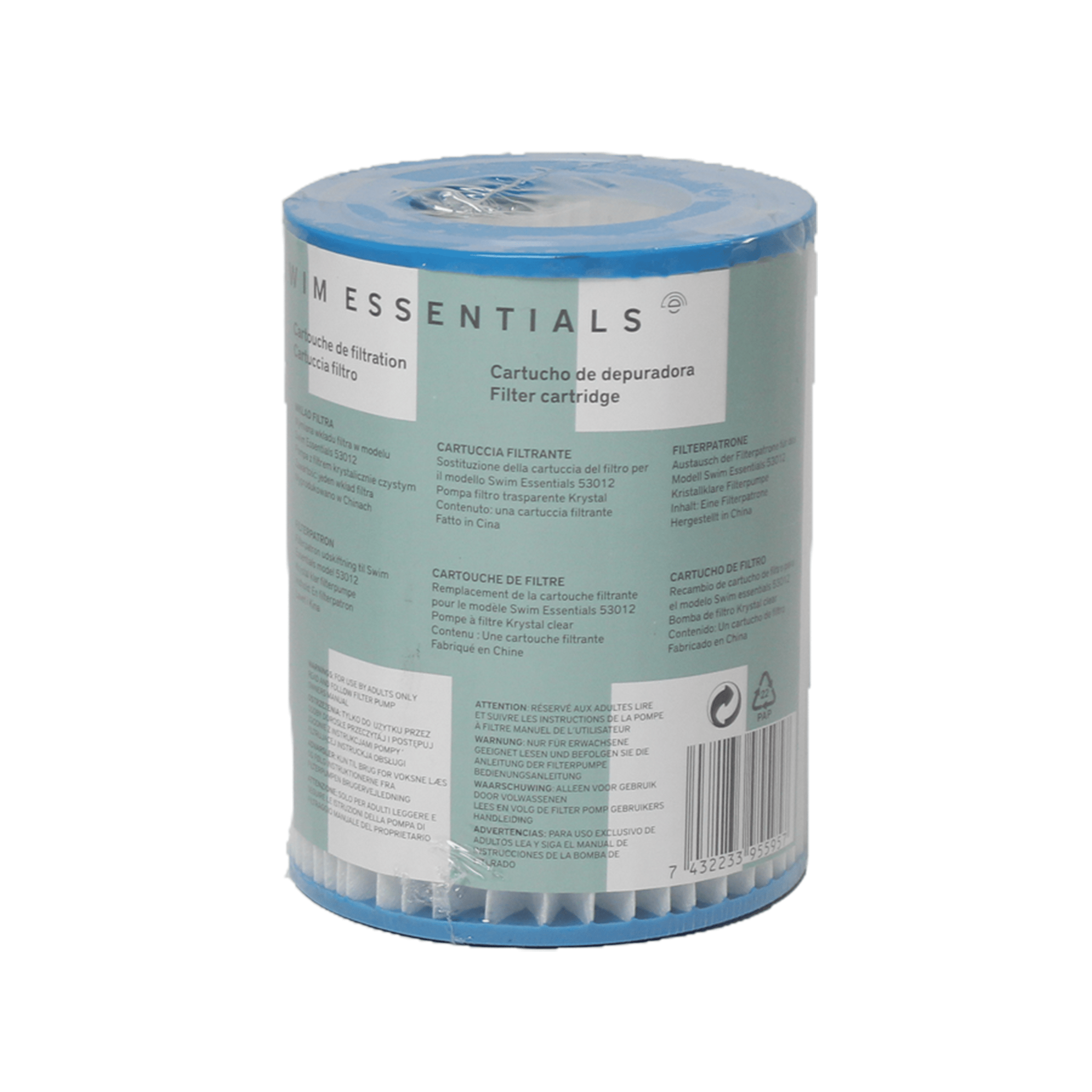 Filter Cartridge For Pool Filter Pump - 2600 liters/hour
