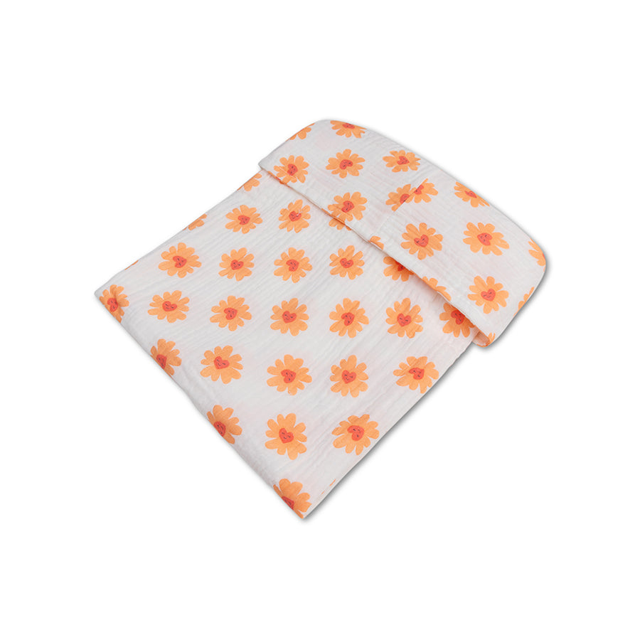 Beach Poncho - Multicolor - Floral Love - 50 x 50 cm