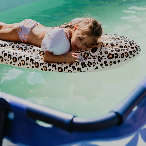 Frame Pool - Dark Blue/White - Elegance - 260 x 160 x 65 cm