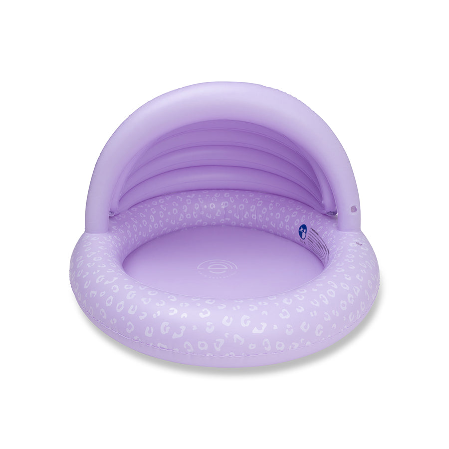 Kids Pool - Lila - Leopard - Ø 100 cm with Canopy