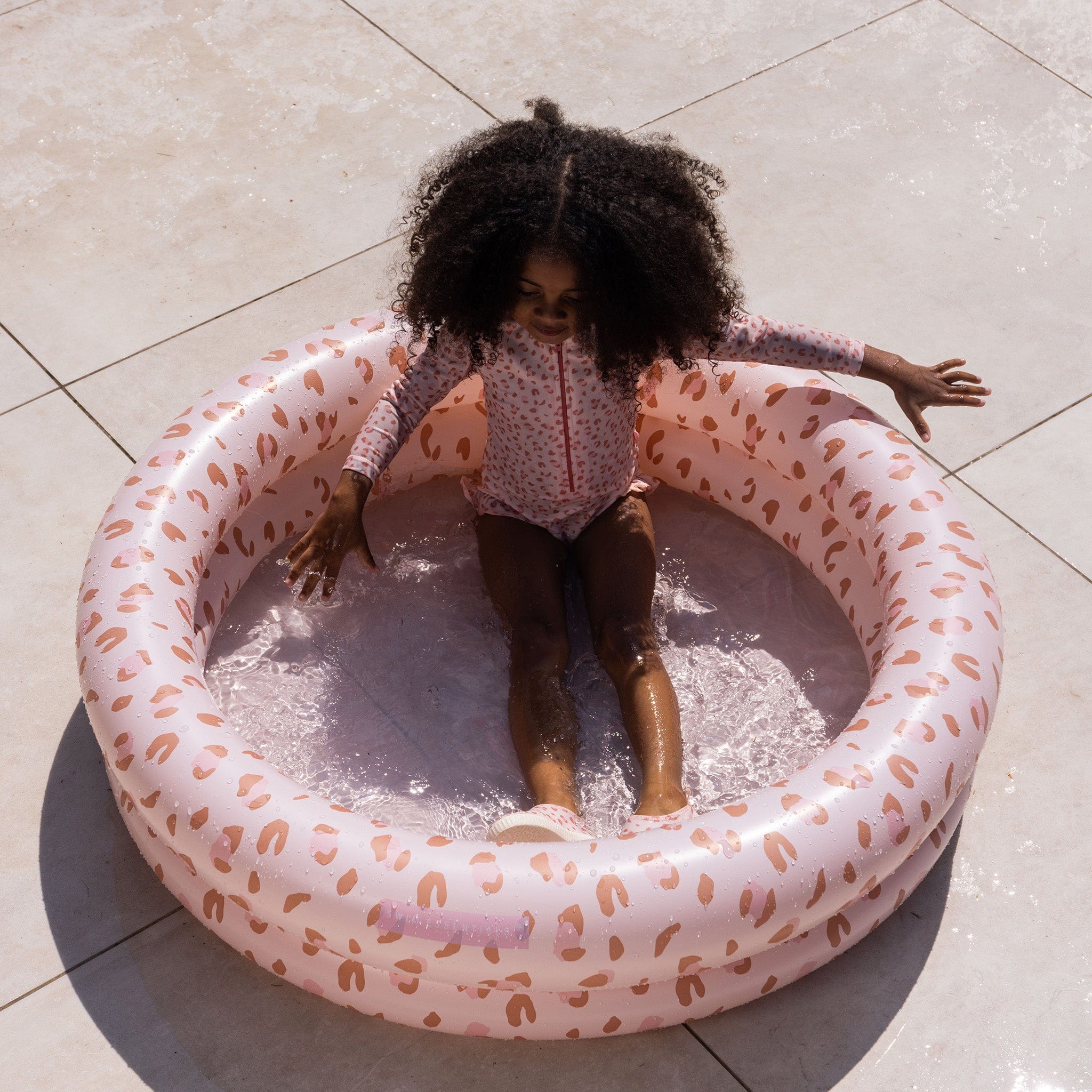 Kids Pool - Old Pink - Leopard - Ø 100 cm