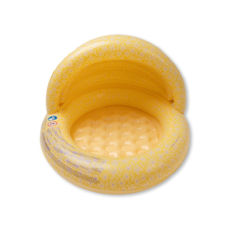 Kids Pool - Yellow - Florish -  Ø 100 cm with Canopy