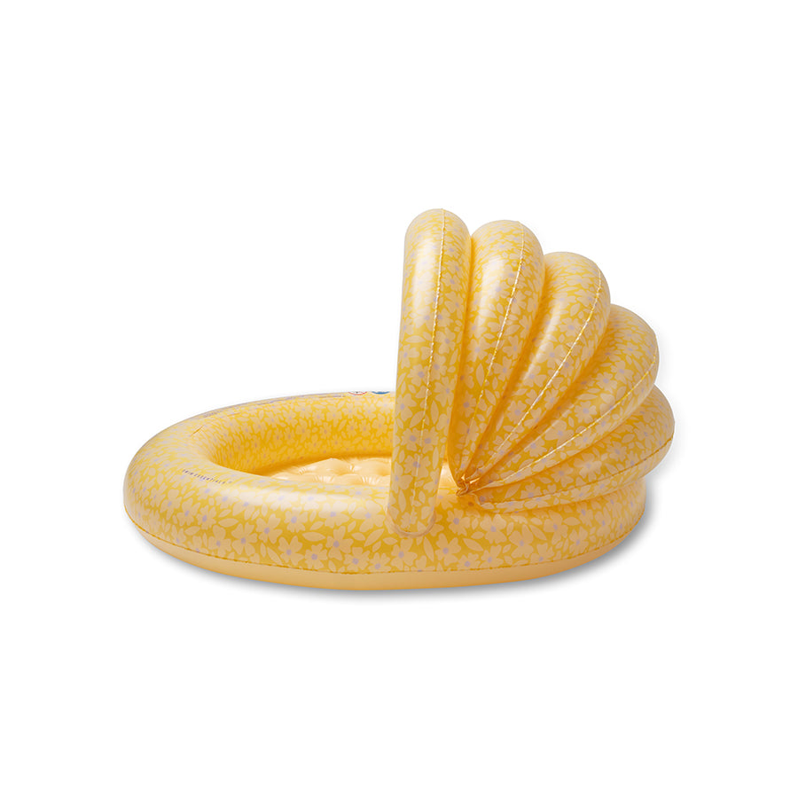 Kids Pool - Yellow - Florish -  Ø 100 cm with Canopy