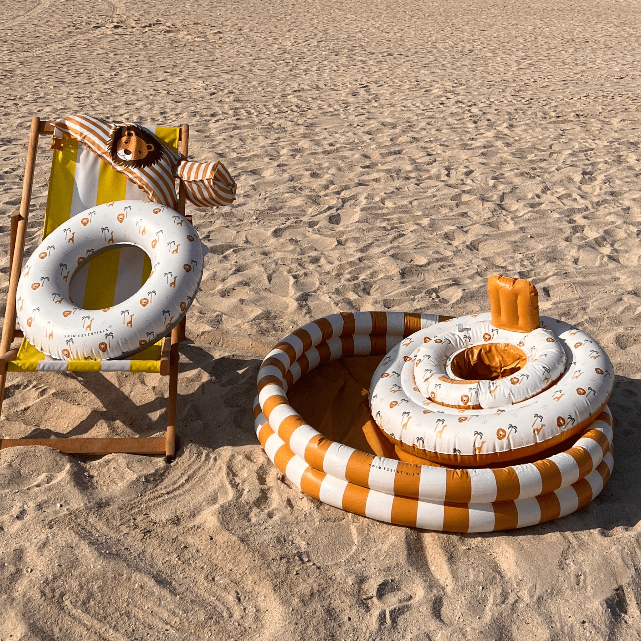 Kids Pool -  Yellow/White - Flow - Ø 100 cm