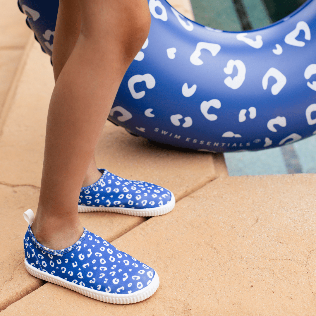 Kids Water Shoes - Blue - Leopard