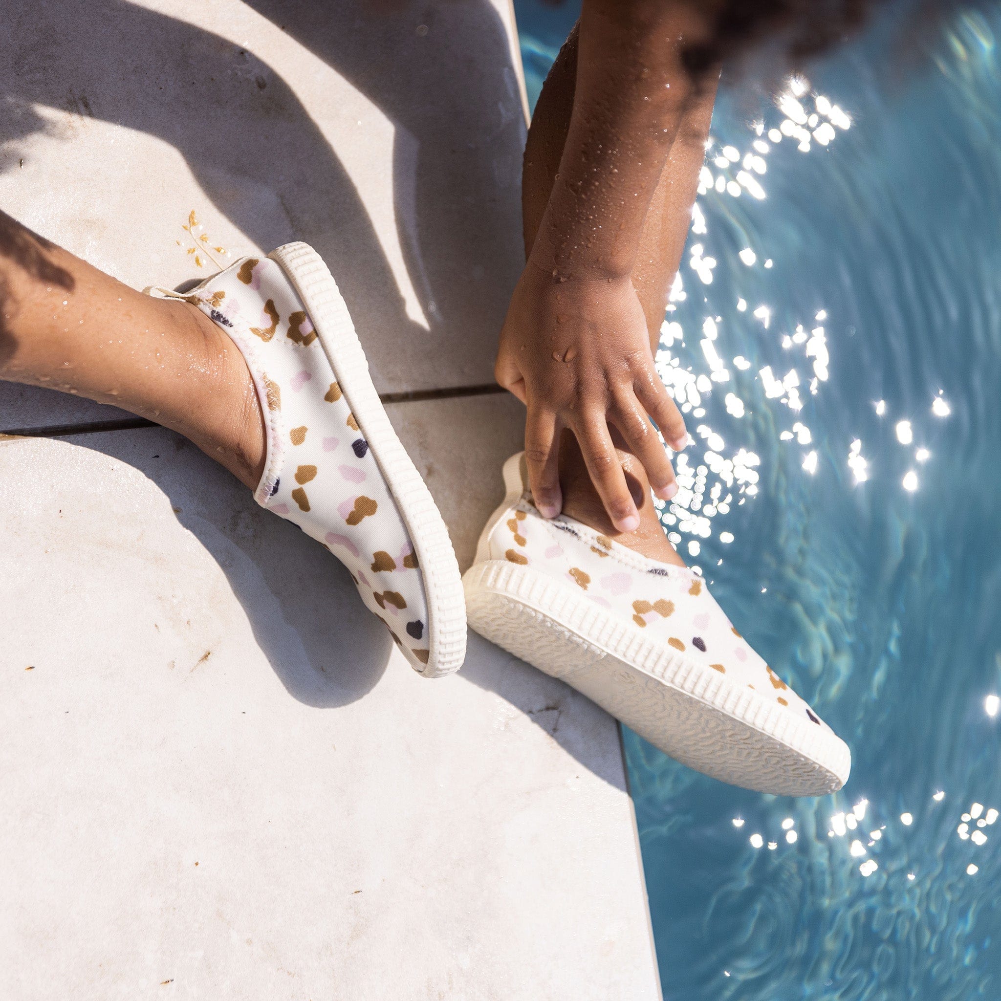 Kids Water Shoes - Khaki - Leopard