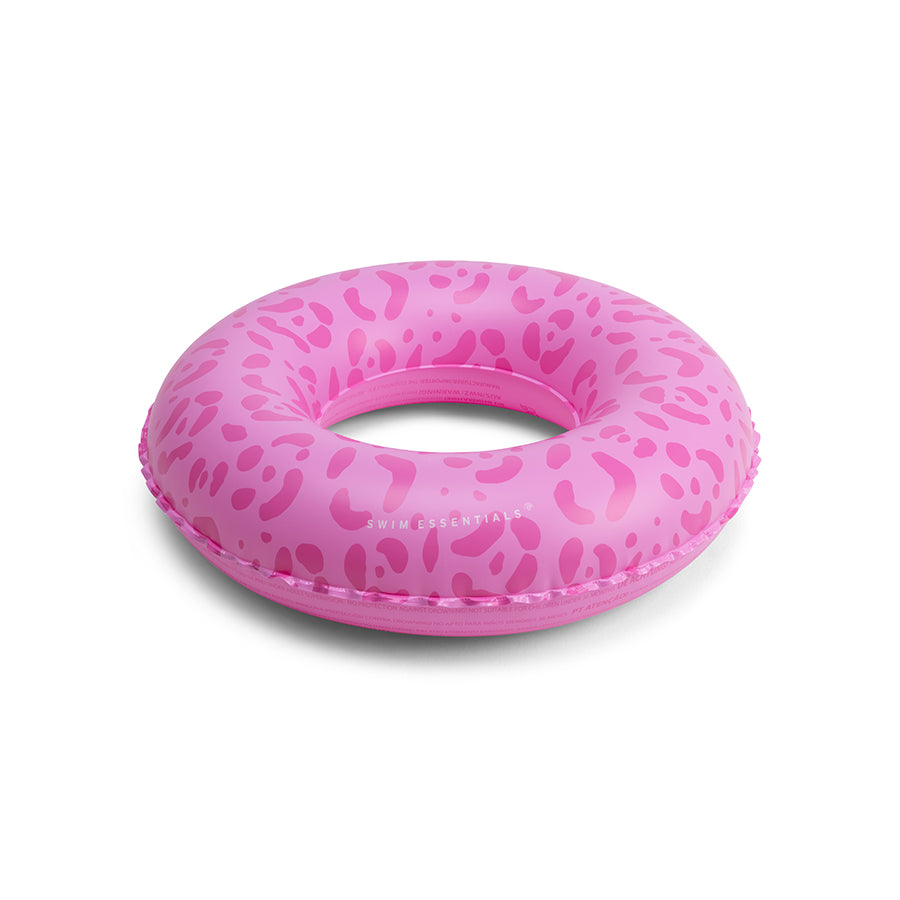 Swim Ring - Pink - Leopard - Ø 55 cm