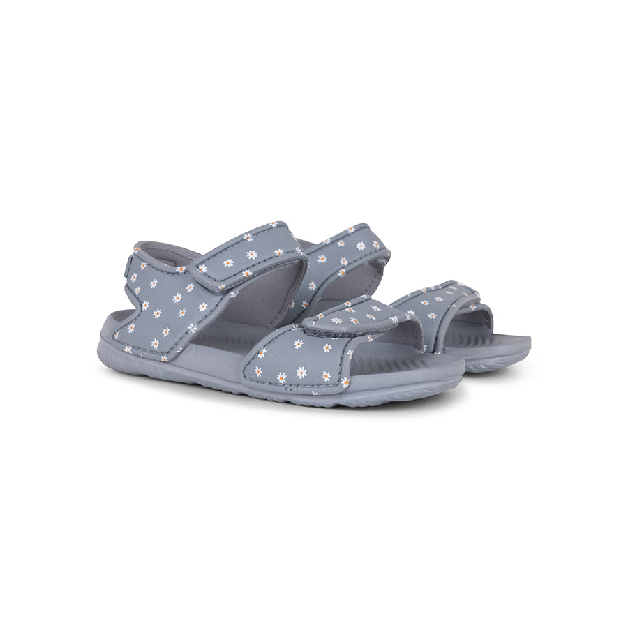 Sandals - Blue - Daisy Flower