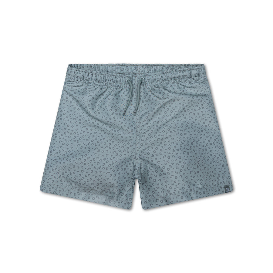 Swim Shorts - Green - Leopard