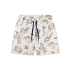 Swim Shorts - Green/White - Sea Life