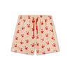 Swim Shorts -  Red/Beige - Crabby