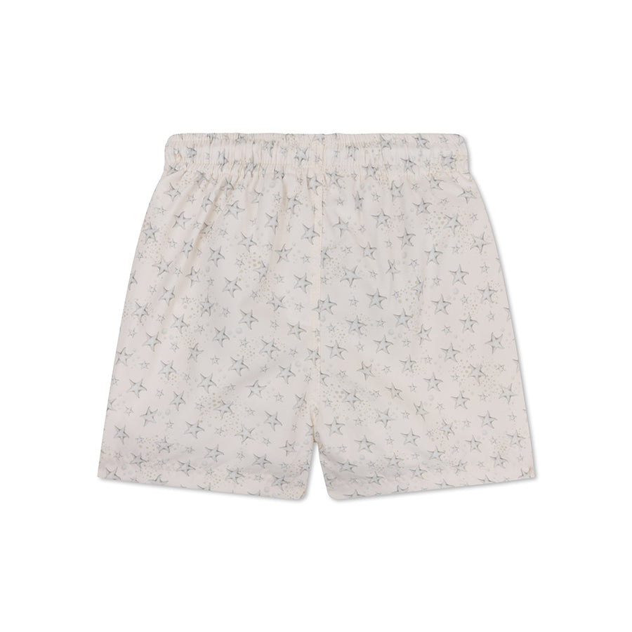 Swim Shorts - White - Stars
