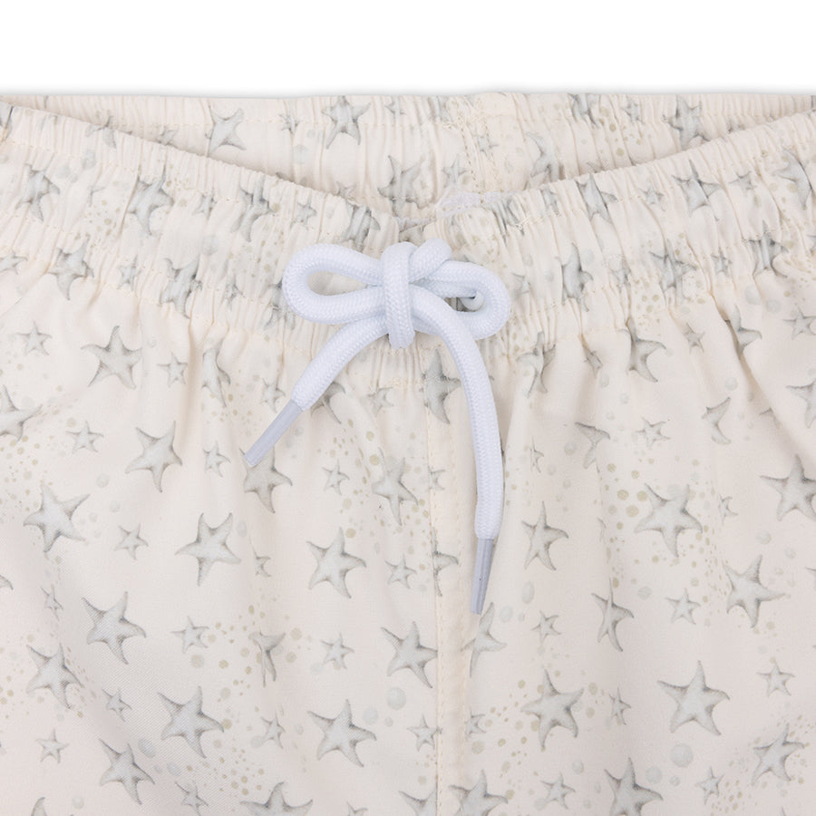 Swim Shorts - White - Stars