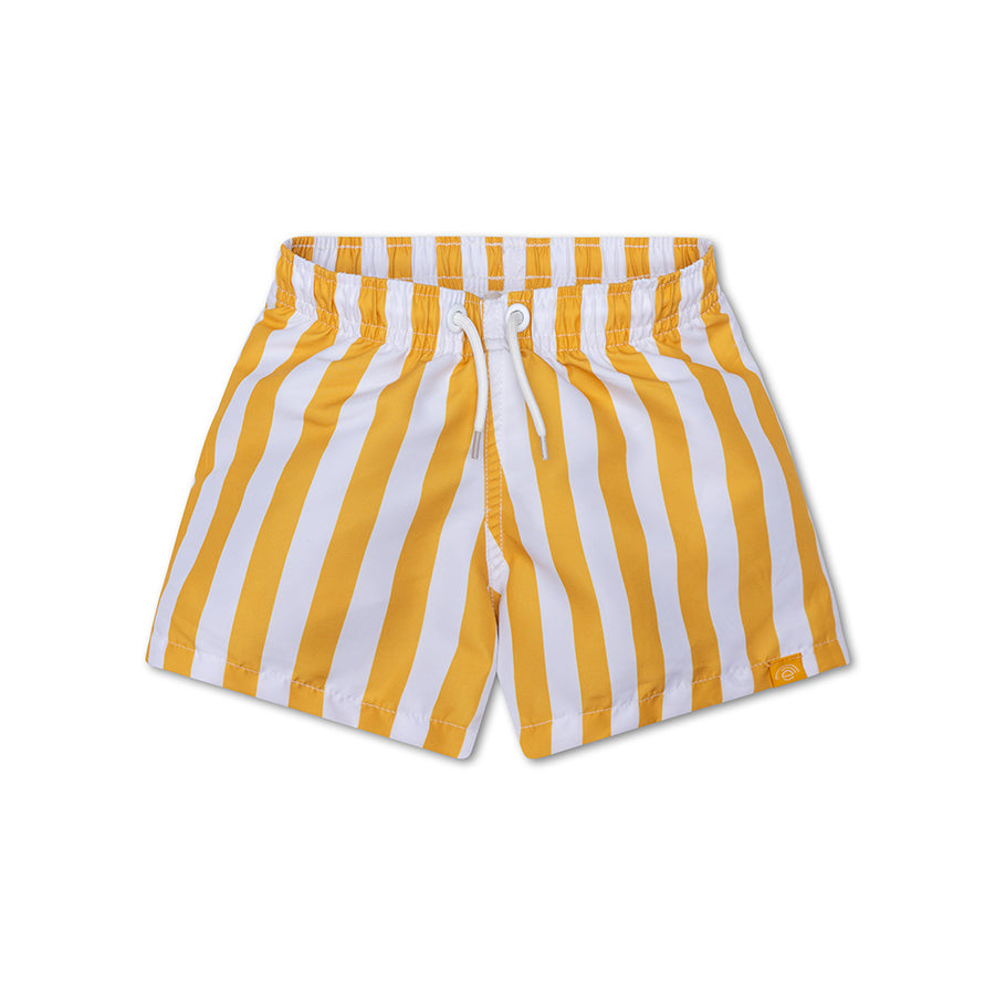 Swim Shorts - Yellow/White - Flow