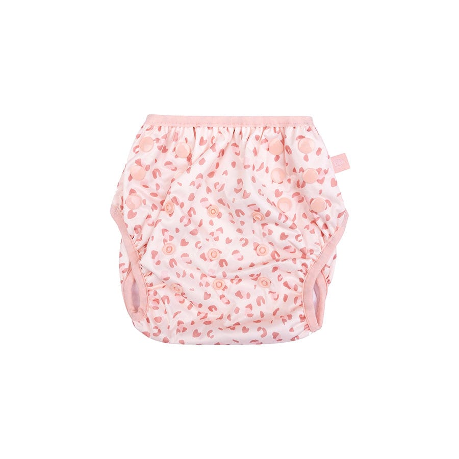 Swim Diaper - Old Pink - Leopard