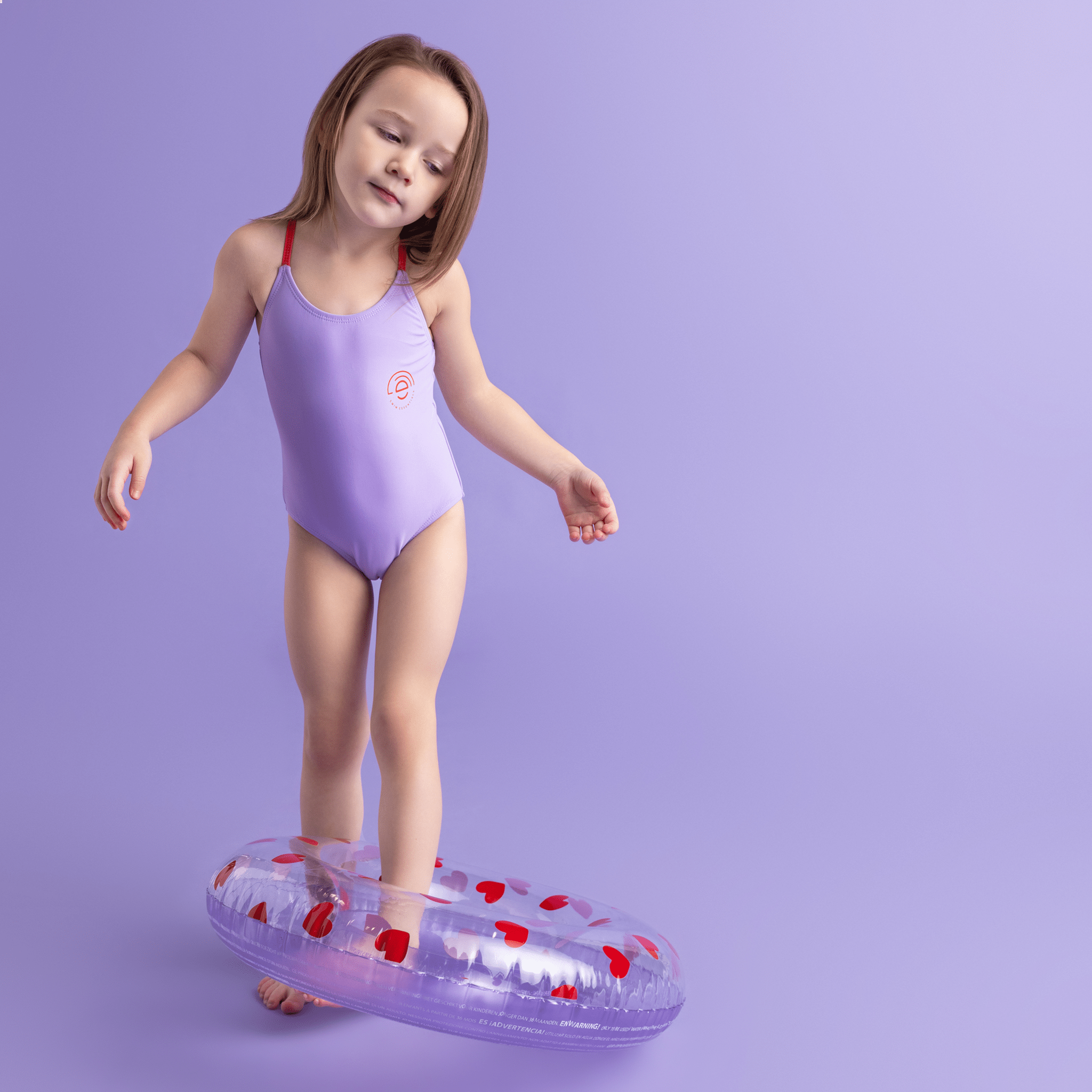 Swim Ring - Purple - Sweet Hearts
