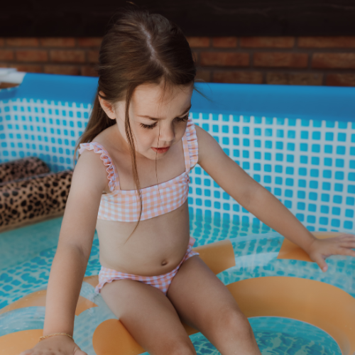 Swim Ring - Yellow/White - Sunshine - Ø 105 cm