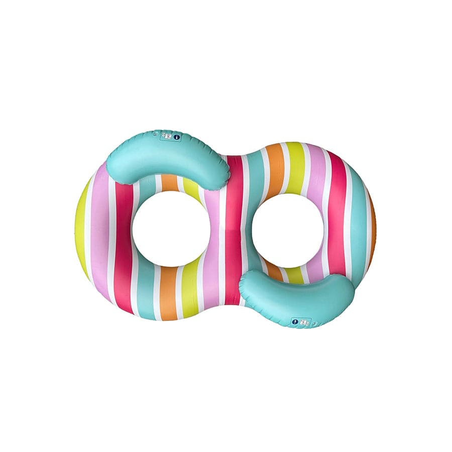 Swim Ring Dubble - Multicolor - Color Rush - Ø 190 cm