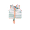 Swim Vest - Green/White - Resort Stripe - 3/6 Years