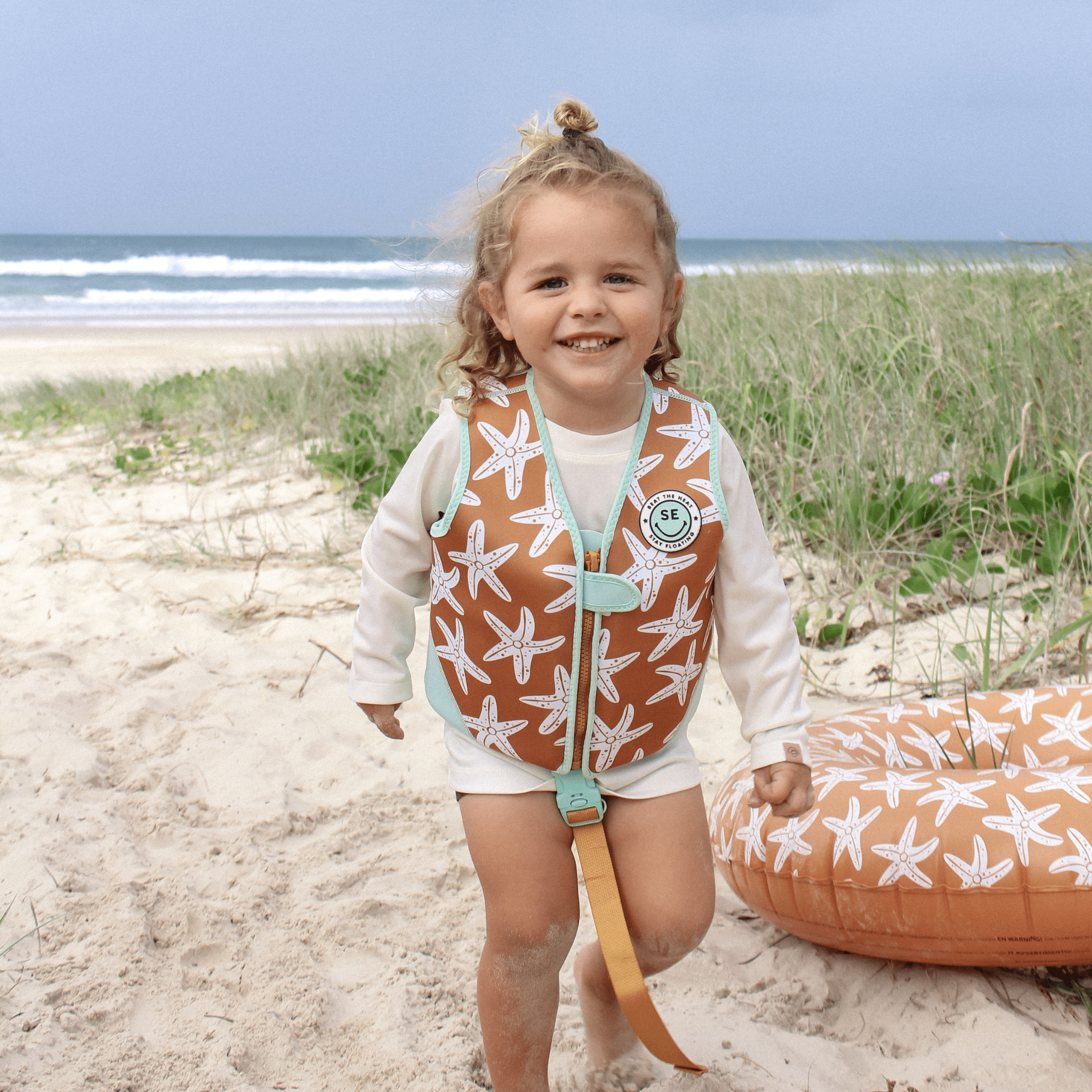 Swim Vest - Orange - Seastar - 3/6 Years