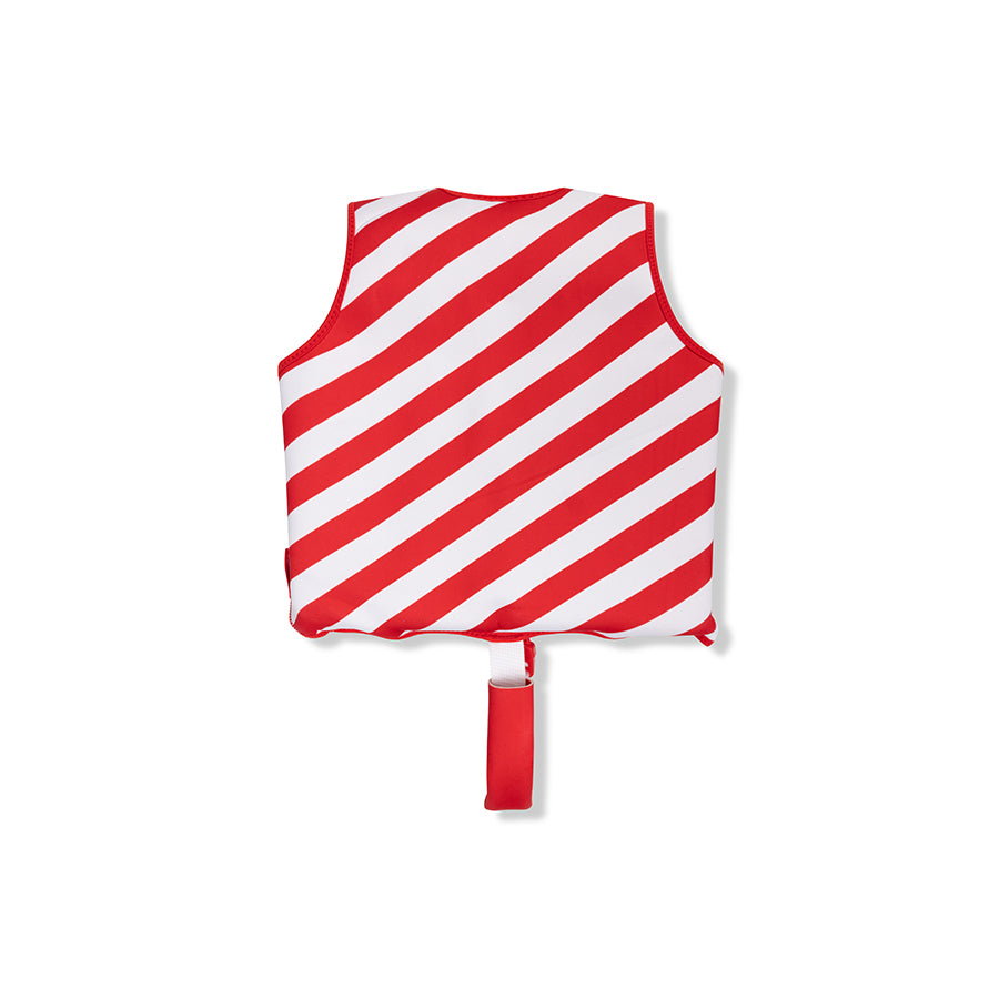 Swim Vest - Red/White - Crabby