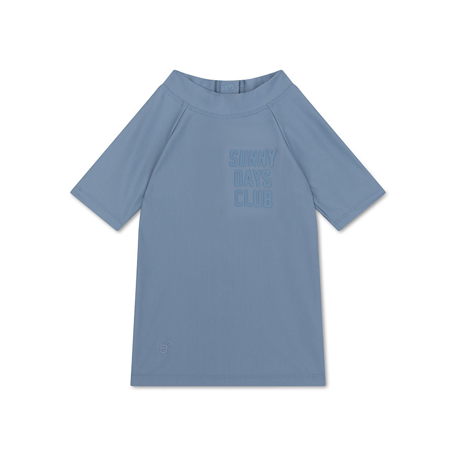 Swimming T-Shirt - Short Sleeve - Blue - Pure Tones