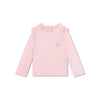 Swimming T-Shirt - Long Sleeve - Pink - Blackberry
