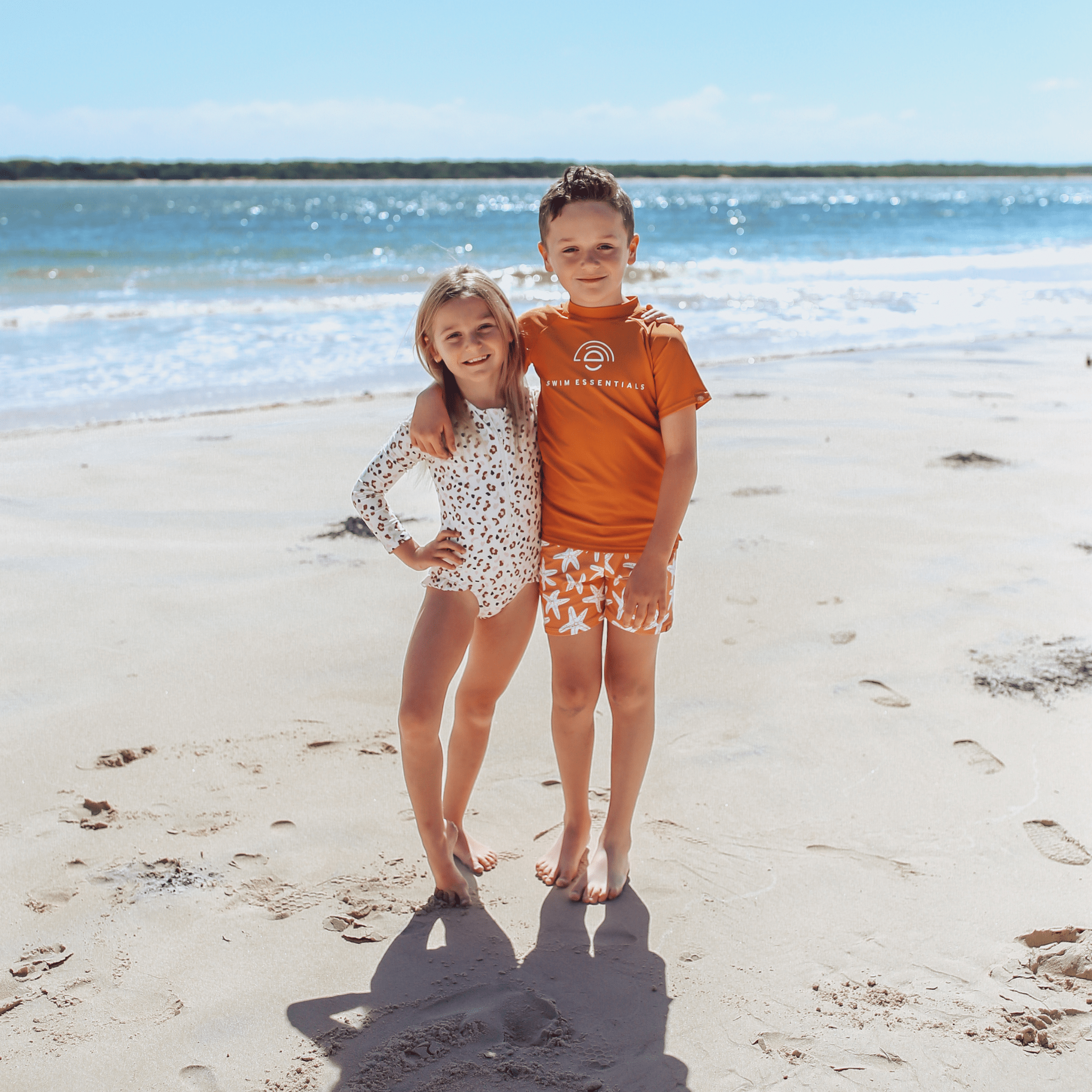 Swimming T-Shirt - Short Sleeve - Orange - Seastar