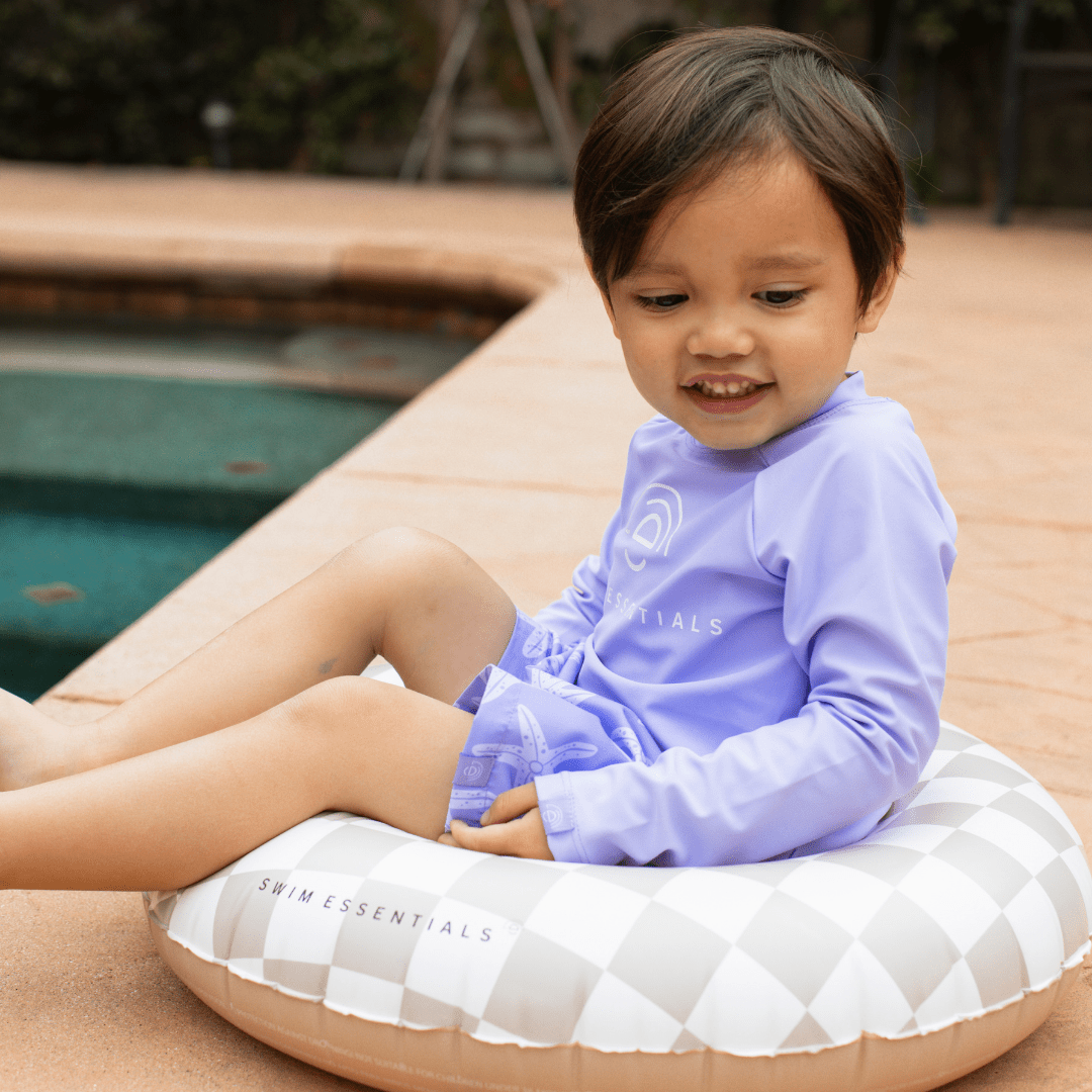 Swim Ring - Beige - Checkmate