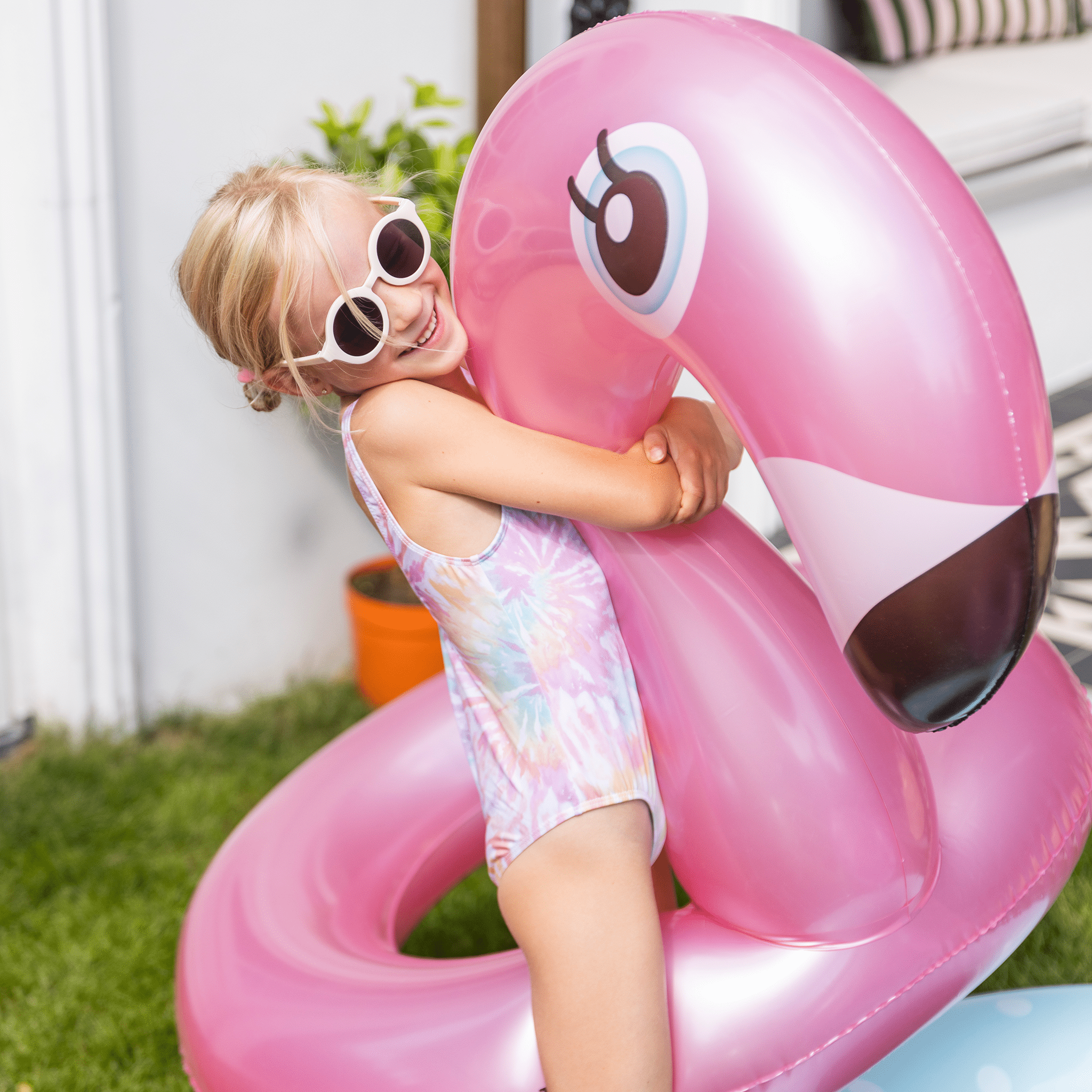 Swim Ring Flamingo - Rose - Dreamscape - Ø 95 cm