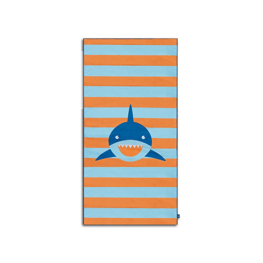 Beach Towel Microfiber - Multicolor - Tropic Shark - 135 x 65 cm