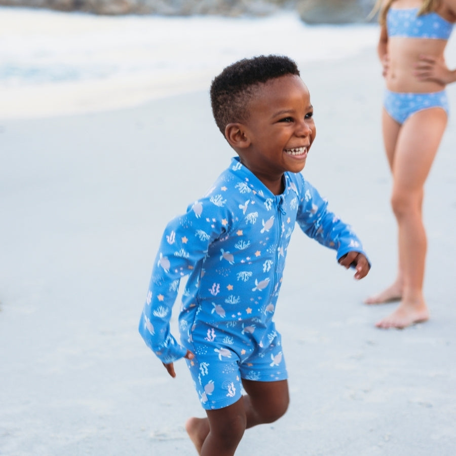 UV Swimsuit Boys - Multicolor - Coral Bliss