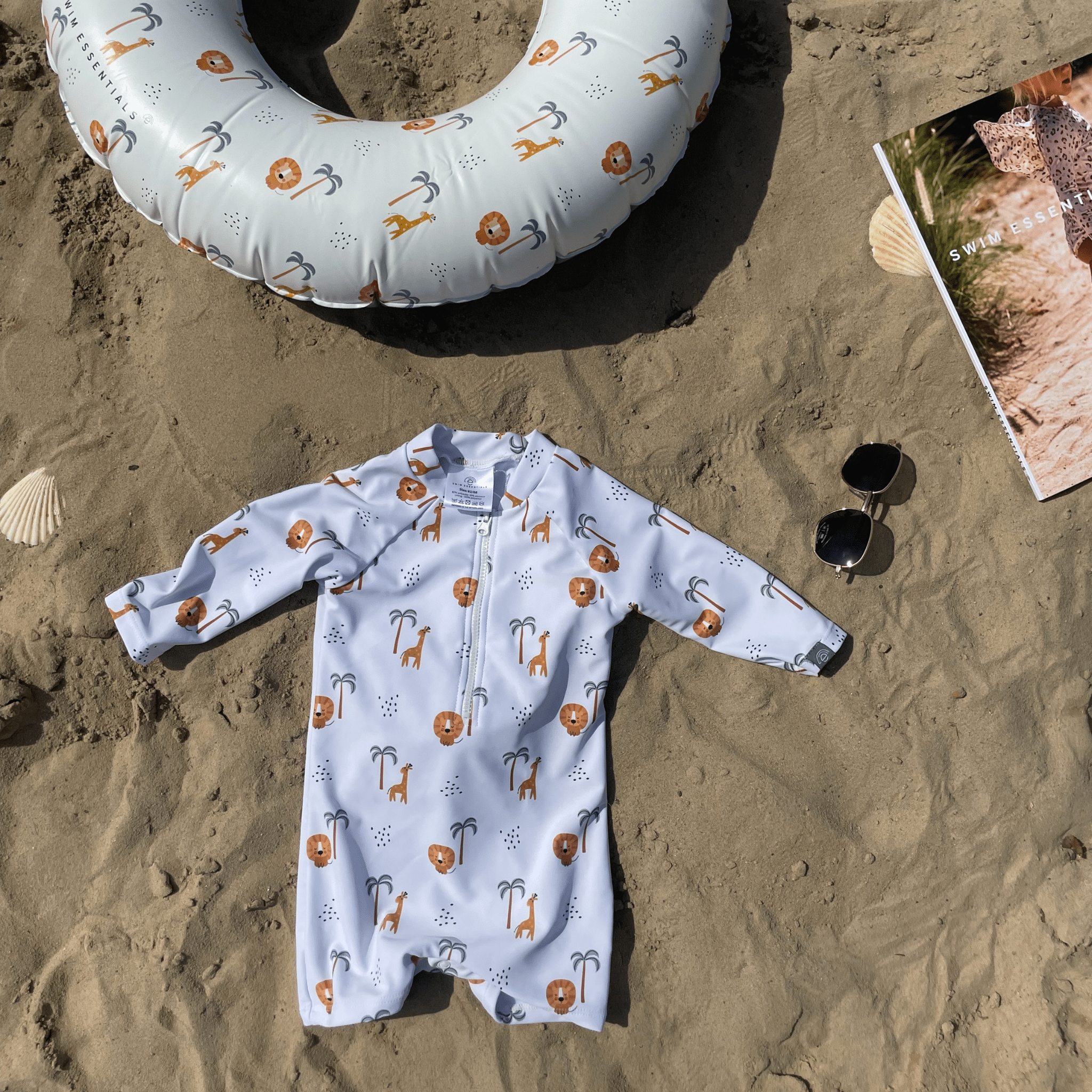 UV Swimsuit Boys - Multicolor - Jungle