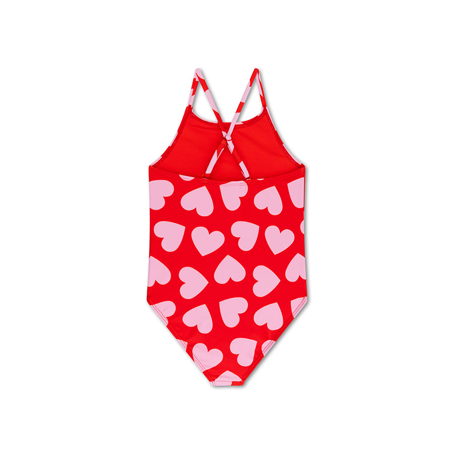 Swimsuit Girls - Red - Hearts