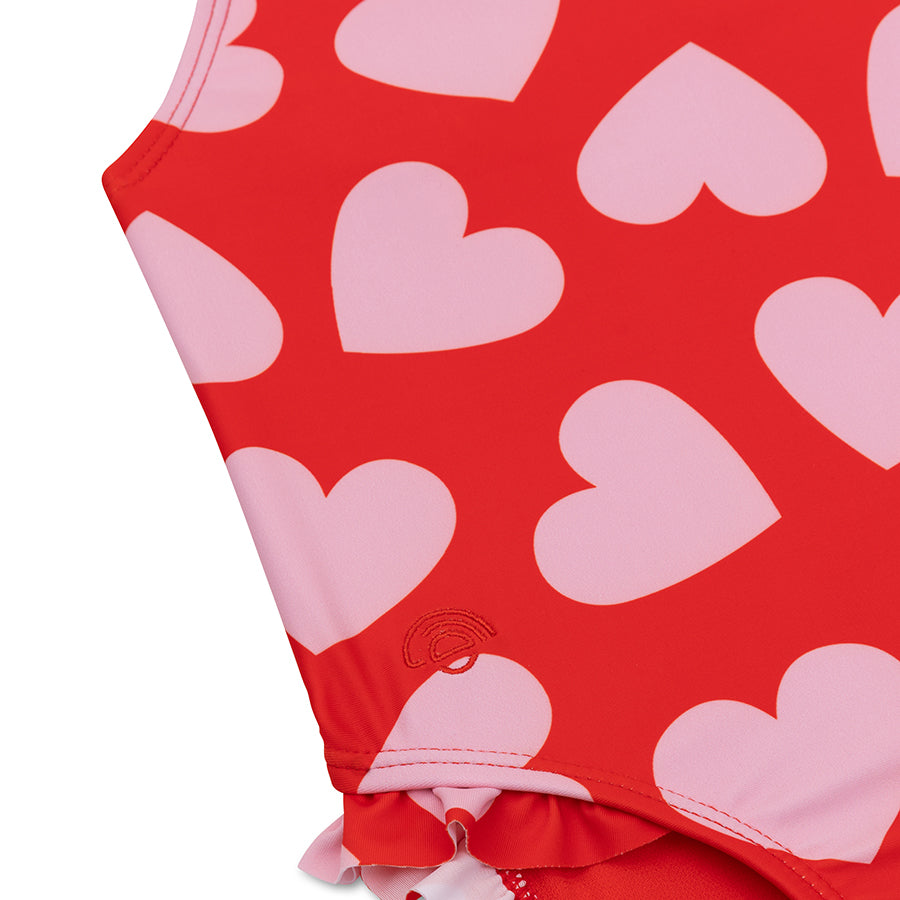 Swimsuit Girls - Red - Hearts