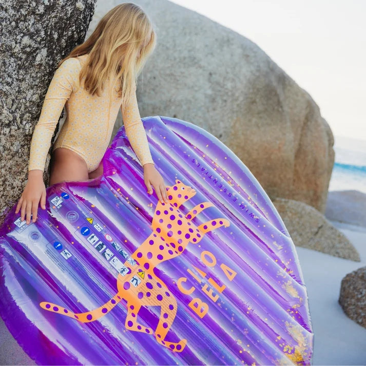 UV Swimsuit Girls With Sleeves -  Yellow - Florish